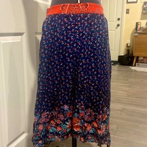 Asymmetrical festive skirt